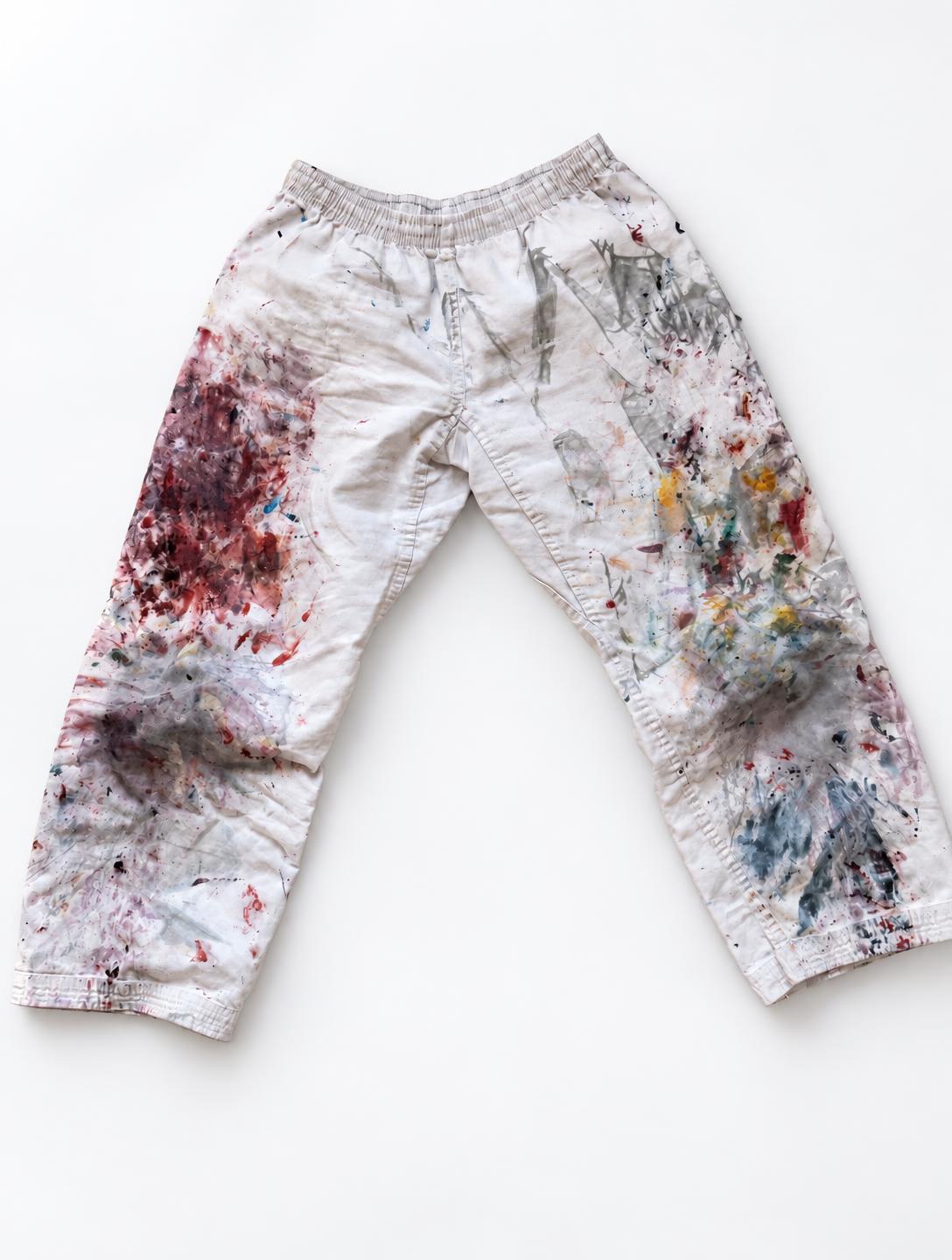 Original Blanc de Travail trousers laid flat in the studio
